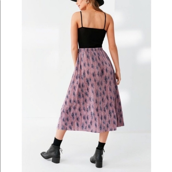 Urban Outfitters Dresses & Skirts - Purple floral midi skirt by silence + noise